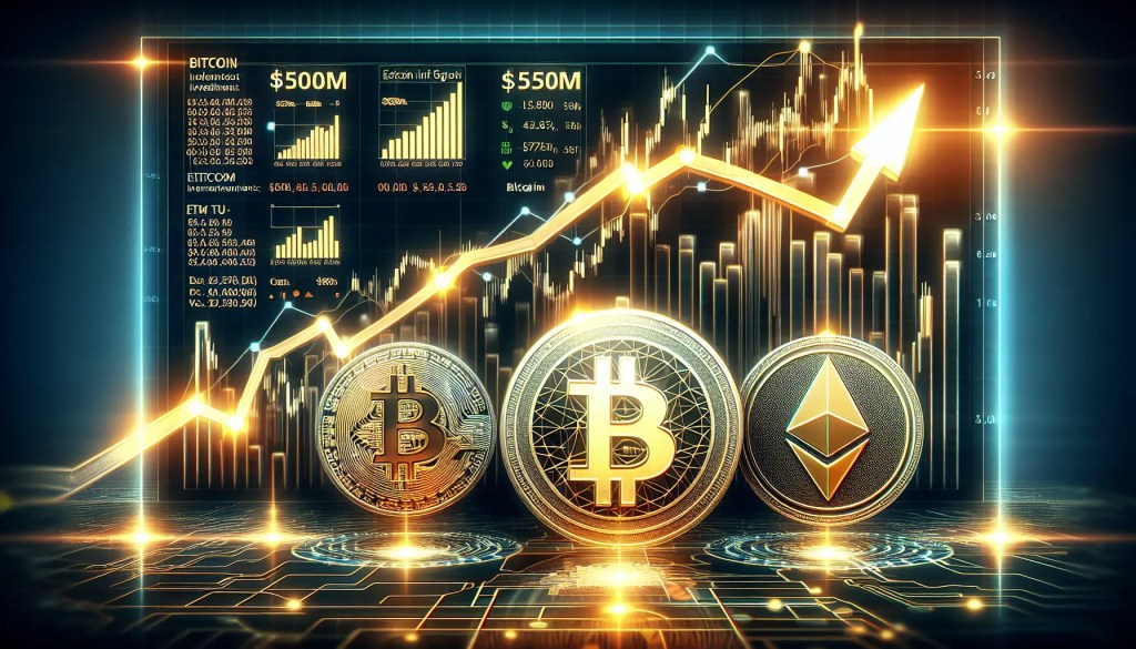 Ether ETFs Extend Winning Run, Bitcoin ETFs See Nearly $500M Entry in Five Days