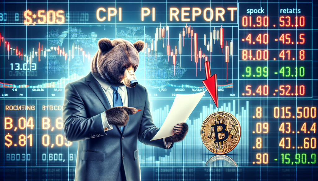 "Crypto Dips as CPI Report Looms, Bitcoin Navigates $60k Waters"