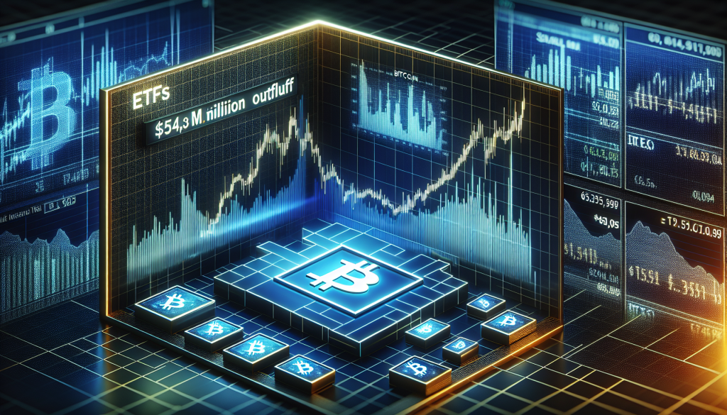 Bitcoin ETFs Experience $54.94M Daily Outflow Amidst Stagnant $69,000 BTC Value