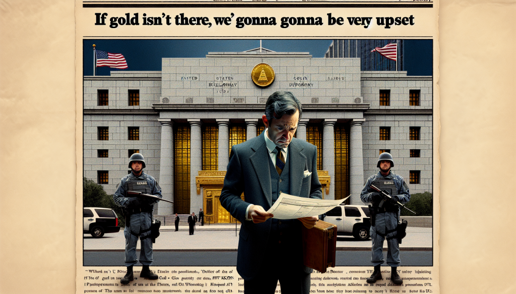 "Trump Threatens Outrage over Potential Fort Knox Gold Disappearance: Upcoming Audit"