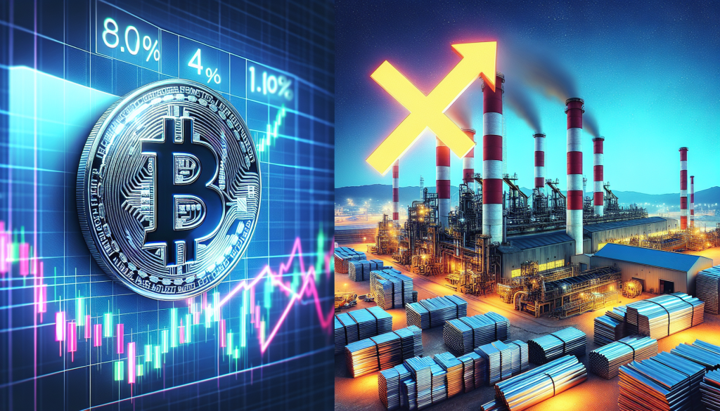 "Bitcoin Value Drops Amidst Trump's Trade Tariffs on Canadian Metal Industry"